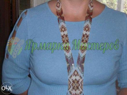 <div style=margin-left:10px><h1>Гердан из чешского бисера.</h1><p><a href="/catalog/bijuteriya/">Біжутерія</a> » <a href="/catalog/bijuteriya/kole--ojerele/">Кольє, намисто</a></p><i class="fa fa-map-marker"></i> Черниговская область, Чернигов<br /><br /><div class="socdata"><script src="//yastatic.net/es5-shims/0.0.2/es5-shims.min.js"></script>
                                            <script src="//yastatic.net/share2/share.js"></script>
                                            <div class="ya-share2" data-services="facebook,gplus,twitter,lj,viber,whatsapp,skype" data-counter=""></div></div>