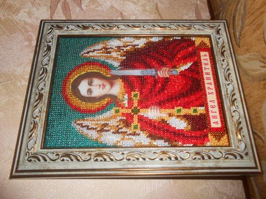 <div style=margin-left:10px><h1>Икона вышитая чешским бисером, Ангел Хранитель.</h1><p><a href="/catalog/kartiny/">Картини</a> » <a href="/catalog/kartiny/vyshitye/">Вишиті</a></p><i class="fa fa-map-marker"></i> Полтавская область, Полтава<br /><br /><div class="socdata"><script src="//yastatic.net/es5-shims/0.0.2/es5-shims.min.js"></script>
                                            <script src="//yastatic.net/share2/share.js"></script>
                                            <div class="ya-share2" data-services="facebook,gplus,twitter,lj,viber,whatsapp,skype" data-counter=""></div></div>