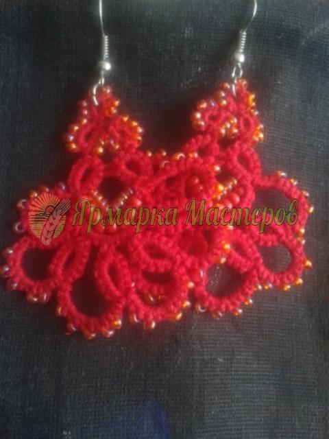 <div style=margin-left:10px><h1>Серьги ручной работы фриволите </h1><p><a href="/catalog/bijuteriya/">Біжутерія</a> » <a href="/catalog/bijuteriya/sergi/">Сережки</a></p><i class="fa fa-map-marker"></i> Киевская область, Бровары<br /><br /><div class="socdata"><script src="//yastatic.net/es5-shims/0.0.2/es5-shims.min.js"></script>
                                            <script src="//yastatic.net/share2/share.js"></script>
                                            <div class="ya-share2" data-services="facebook,gplus,twitter,lj,viber,whatsapp,skype" data-counter=""></div></div>