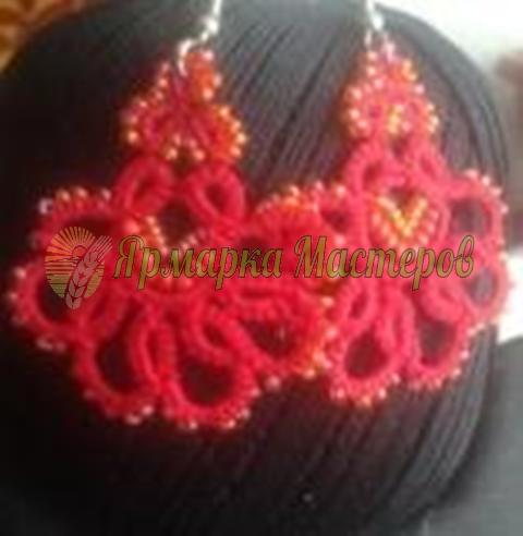 <div style=margin-left:10px><h1>Серьги ручной работы фриволите </h1><p><a href="/catalog/bijuteriya/">Біжутерія</a> » <a href="/catalog/bijuteriya/sergi/">Сережки</a></p><i class="fa fa-map-marker"></i> Киевская область, Бровары<br /><br /><div class="socdata"><script src="//yastatic.net/es5-shims/0.0.2/es5-shims.min.js"></script>
                                            <script src="//yastatic.net/share2/share.js"></script>
                                            <div class="ya-share2" data-services="facebook,gplus,twitter,lj,viber,whatsapp,skype" data-counter=""></div></div>