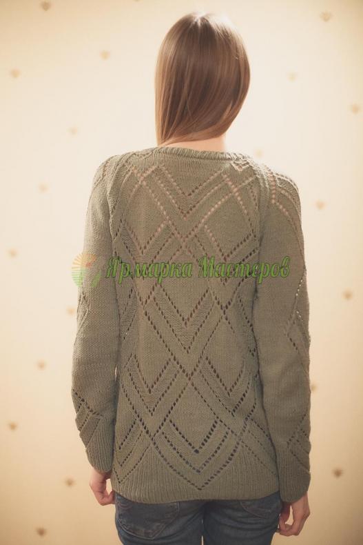 <div style=margin-left:10px><h1>Вязаний пуловер з ажурними ромбами</h1><p><a href="/catalog/shite/">Шиття</a> » <a href="/catalog/shite/shite--odejda/">Шиття, одяг</a></p><i class="fa fa-map-marker"></i> Киевская область, Киев<br /><br /><div class="socdata"><script src="//yastatic.net/es5-shims/0.0.2/es5-shims.min.js"></script>
                                            <script src="//yastatic.net/share2/share.js"></script>
                                            <div class="ya-share2" data-services="facebook,gplus,twitter,lj,viber,whatsapp,skype" data-counter=""></div></div>