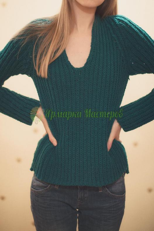 <div style=margin-left:10px><h1>Вязаний пуловер з V-подібним вирізом</h1><p><a href="/catalog/shite/">Шиття</a> » <a href="/catalog/shite/shite--odejda/">Шиття, одяг</a></p><i class="fa fa-map-marker"></i> Киевская область, Киев<br /><br /><div class="socdata"><script src="//yastatic.net/es5-shims/0.0.2/es5-shims.min.js"></script>
                                            <script src="//yastatic.net/share2/share.js"></script>
                                            <div class="ya-share2" data-services="facebook,gplus,twitter,lj,viber,whatsapp,skype" data-counter=""></div></div>