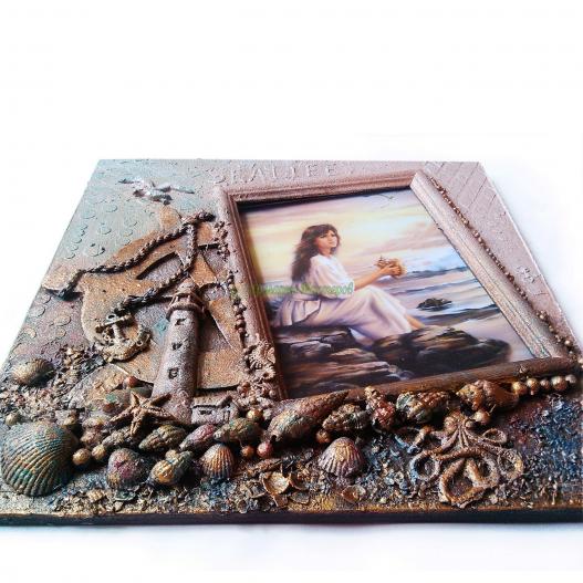 <div style=margin-left:10px><h1>Морская фоторамка Настенный декор интерьера. Морские сувениры</h1><p><a href="/catalog/podarki--suveniry/">Подарунки, сувеніри</a> » <a href="/catalog/podarki--suveniry/podarki/">Подарунки</a></p><i class="fa fa-map-marker"></i> Донецкая область, Мариуполь<br /><br /><div class="socdata"><script src="//yastatic.net/es5-shims/0.0.2/es5-shims.min.js"></script>
                                            <script src="//yastatic.net/share2/share.js"></script>
                                            <div class="ya-share2" data-services="facebook,gplus,twitter,lj,viber,whatsapp,skype" data-counter=""></div></div>