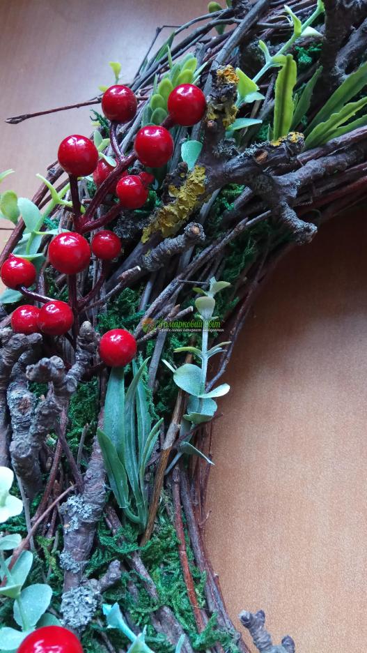 <div style=margin-left:10px><h1>Интерьерный венок в стиле рустик</h1><p><a href="/catalog/aksessuary/">Аксесуари</a> » <a href="/catalog/aksessuary/venki/">Вінки</a></p><i class="fa fa-map-marker"></i> Киевская область, Киев<br /><br /><div class="socdata"><script src="//yastatic.net/es5-shims/0.0.2/es5-shims.min.js"></script>
                                            <script src="//yastatic.net/share2/share.js"></script>
                                            <div class="ya-share2" data-services="facebook,gplus,twitter,lj,viber,whatsapp,skype" data-counter=""></div></div>