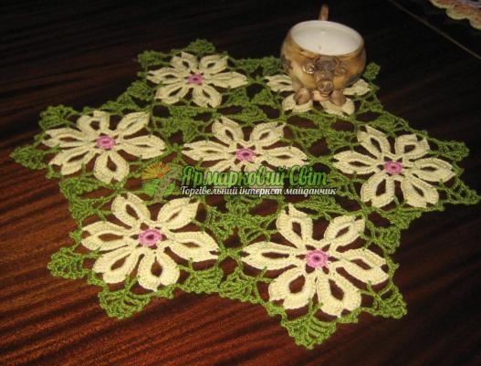 <div style=margin-left:10px><h1>Салфетка из хлопка крючком.</h1><p><a href="/catalog/rukodelie/">Рукоділля</a> » <a href="/catalog/rukodelie/rukodelie--obschee/">Рукоділля, загальне</a></p><i class="fa fa-map-marker"></i> Донецкая область, Донецк<br /><br /><div class="socdata"><script src="//yastatic.net/es5-shims/0.0.2/es5-shims.min.js"></script>
                                            <script src="//yastatic.net/share2/share.js"></script>
                                            <div class="ya-share2" data-services="facebook,gplus,twitter,lj,viber,whatsapp,skype" data-counter=""></div></div>