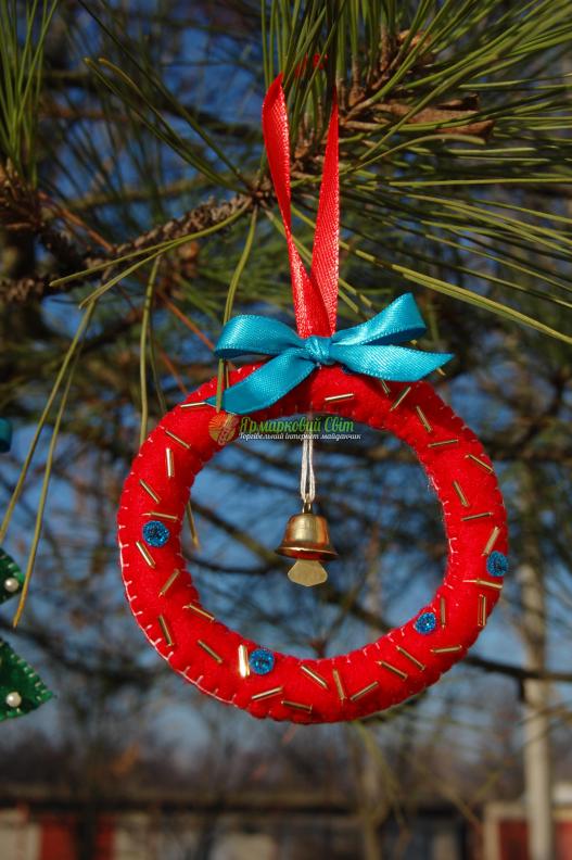 <div style=margin-left:10px><h1>Елочные игрушки из фетра</h1><p><a href="/catalog/igrushki/">Iграшки</a> » <a href="/catalog/igrushki/myagkie/">М'які</a></p><i class="fa fa-map-marker"></i> Одесская область, Сарата<br /><br /><div class="socdata"><script src="//yastatic.net/es5-shims/0.0.2/es5-shims.min.js"></script>
                                            <script src="//yastatic.net/share2/share.js"></script>
                                            <div class="ya-share2" data-services="facebook,gplus,twitter,lj,viber,whatsapp,skype" data-counter=""></div></div>