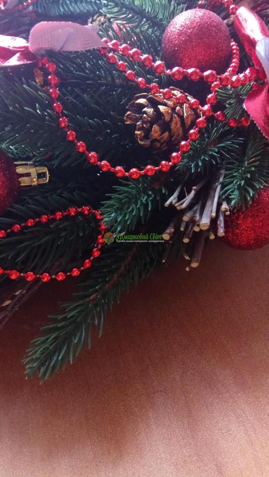 <div style=margin-left:10px><h1>Новогодний рождественский венок</h1><p><a href="/catalog/ezoterika/">Езотерика</a> » <a href="/catalog/ezoterika/raznoe/">Рiзне</a></p><i class="fa fa-map-marker"></i> Киевская область, Киев<br /><br /><div class="socdata"><script src="//yastatic.net/es5-shims/0.0.2/es5-shims.min.js"></script>
                                            <script src="//yastatic.net/share2/share.js"></script>
                                            <div class="ya-share2" data-services="facebook,gplus,twitter,lj,viber,whatsapp,skype" data-counter=""></div></div>