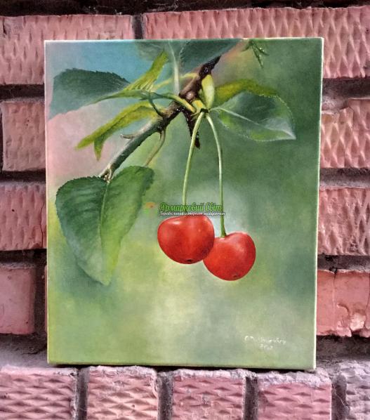 <div style=margin-left:10px><h1>"Вишеньки" масло, холст</h1><p><a href="/catalog/kartiny/">Картини</a> » <a href="/catalog/kartiny/jivopis/">Живопис</a></p><i class="fa fa-map-marker"></i> Хмельницкая область, Хмельницкий<br /><br /><div class="socdata"><script src="//yastatic.net/es5-shims/0.0.2/es5-shims.min.js"></script>
                                            <script src="//yastatic.net/share2/share.js"></script>
                                            <div class="ya-share2" data-services="facebook,gplus,twitter,lj,viber,whatsapp,skype" data-counter=""></div></div>