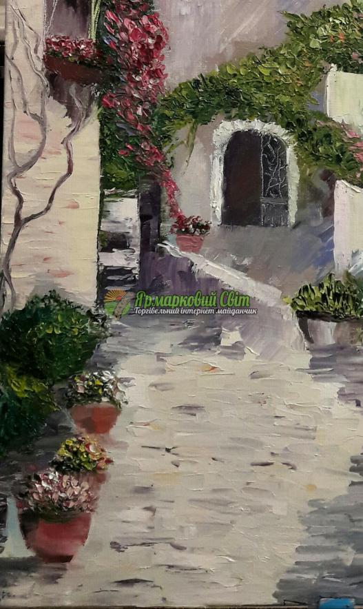 <div style=margin-left:10px><h1>Средиземноморский пейзаж</h1><p><a href="/catalog/kartiny/">Картини</a> » <a href="/catalog/kartiny/jivopis/">Живопис</a></p><i class="fa fa-map-marker"></i> Житомирская область, Житомир<br /><br /><div class="socdata"><script src="//yastatic.net/es5-shims/0.0.2/es5-shims.min.js"></script>
                                            <script src="//yastatic.net/share2/share.js"></script>
                                            <div class="ya-share2" data-services="facebook,gplus,twitter,lj,viber,whatsapp,skype" data-counter=""></div></div>