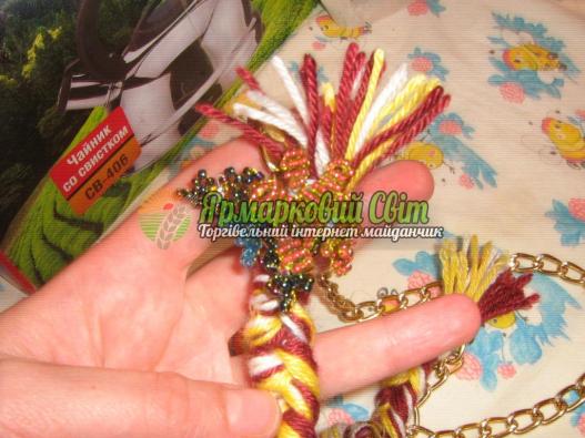 <div style=margin-left:10px><h1>Колье из пряжи и цветов из бисера</h1><p><a href="/catalog/bijuteriya/">Біжутерія</a> » <a href="/catalog/bijuteriya/kole--ojerele/">Кольє, намисто</a></p><i class="fa fa-map-marker"></i> Запорожская область, Запорожье<br /><br /><div class="socdata"><script src="//yastatic.net/es5-shims/0.0.2/es5-shims.min.js"></script>
                                            <script src="//yastatic.net/share2/share.js"></script>
                                            <div class="ya-share2" data-services="facebook,gplus,twitter,lj,viber,whatsapp,skype" data-counter=""></div></div>