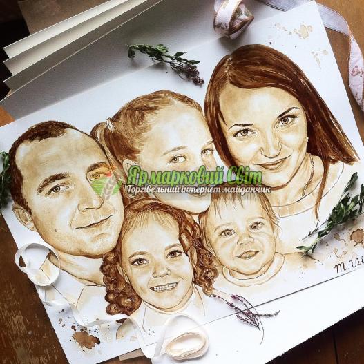 <div style=margin-left:10px><h1>Кофейный портрет ZHIVOY.PORTRET</h1><p><a href="/catalog/kartiny/">Картини</a> » <a href="/catalog/kartiny/jivopis/">Живопис</a></p><i class="fa fa-map-marker"></i> Киевская область, Киев<br /><br /><div class="socdata"><script src="//yastatic.net/es5-shims/0.0.2/es5-shims.min.js"></script>
                                            <script src="//yastatic.net/share2/share.js"></script>
                                            <div class="ya-share2" data-services="facebook,gplus,twitter,lj,viber,whatsapp,skype" data-counter=""></div></div>