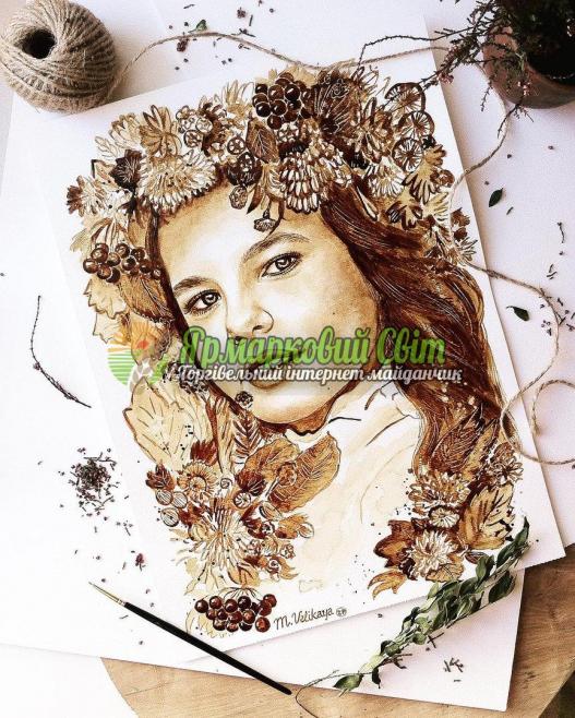 <div style=margin-left:10px><h1>Кофейный портрет ZHIVOY.PORTRET</h1><p><a href="/catalog/kartiny/">Картини</a> » <a href="/catalog/kartiny/jivopis/">Живопис</a></p><i class="fa fa-map-marker"></i> Киевская область, Киев<br /><br /><div class="socdata"><script src="//yastatic.net/es5-shims/0.0.2/es5-shims.min.js"></script>
                                            <script src="//yastatic.net/share2/share.js"></script>
                                            <div class="ya-share2" data-services="facebook,gplus,twitter,lj,viber,whatsapp,skype" data-counter=""></div></div>