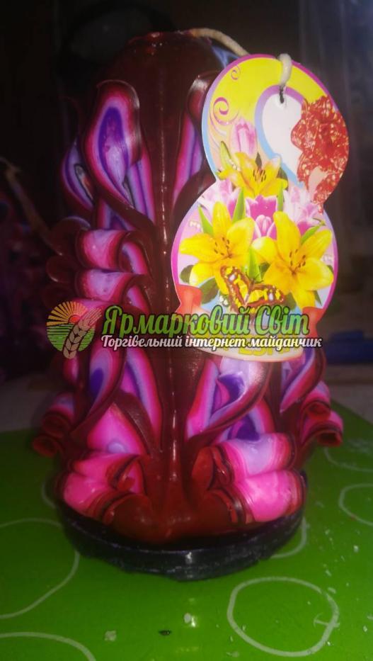 <div style=margin-left:10px><h1>Резные свечи </h1><p><a href="/catalog/dekor/">Декор</a> » <a href="/catalog/dekor/svechi/">Свічки</a></p><i class="fa fa-map-marker"></i> Днепропетровская область, Кривой Рог<br /><br /><div class="socdata"><script src="//yastatic.net/es5-shims/0.0.2/es5-shims.min.js"></script>
                                            <script src="//yastatic.net/share2/share.js"></script>
                                            <div class="ya-share2" data-services="facebook,gplus,twitter,lj,viber,whatsapp,skype" data-counter=""></div></div>