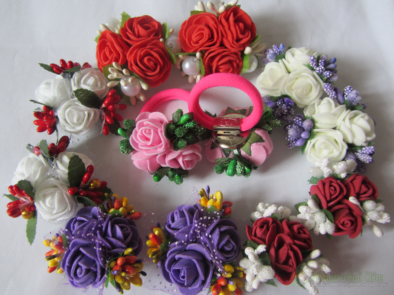 <div style=margin-left:10px><h1>Резинки та заколки з фоамірану</h1><p><a href="/catalog/ukrasheniya/">Прикраси</a> » <a href="/catalog/ukrasheniya/aksessuary/">Аксесуари</a></p><i class="fa fa-map-marker"></i> Киевская область, Киев<br /><br /><div class="socdata"><script src="//yastatic.net/es5-shims/0.0.2/es5-shims.min.js"></script>
                                            <script src="//yastatic.net/share2/share.js"></script>
                                            <div class="ya-share2" data-services="facebook,gplus,twitter,lj,viber,whatsapp,skype" data-counter=""></div></div>