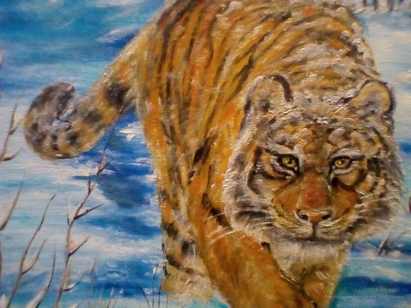 <div style=margin-left:10px><h1>Продам картину "Тигр"</h1><p><a href="/catalog/kartiny/">Картини</a> » <a href="/catalog/kartiny/jivopis/">Живопис</a></p><i class="fa fa-map-marker"></i> Сумская область, Сумы<br /><br /><div class="socdata"><script src="//yastatic.net/es5-shims/0.0.2/es5-shims.min.js"></script>
                                            <script src="//yastatic.net/share2/share.js"></script>
                                            <div class="ya-share2" data-services="facebook,gplus,twitter,lj,viber,whatsapp,skype" data-counter=""></div></div>