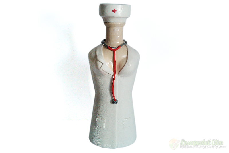 <div style=margin-left:10px><h1>Подарок медсестре или врачу на день медика Декор бутылки "Медработникам"</h1><p><a href="/catalog/podarki--suveniry/">Подарунки, сувеніри</a> » <a href="/catalog/podarki--suveniry/podarki/">Подарунки</a></p><i class="fa fa-map-marker"></i> Донецкая область, Мариуполь<br /><br /><div class="socdata"><script src="//yastatic.net/es5-shims/0.0.2/es5-shims.min.js"></script>
                                            <script src="//yastatic.net/share2/share.js"></script>
                                            <div class="ya-share2" data-services="facebook,gplus,twitter,lj,viber,whatsapp,skype" data-counter=""></div></div>