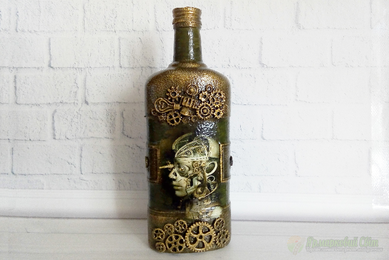 <div style=margin-left:10px><h1>Стимпанк бутылка Механический мираж Подарки в стиле steampunk Ручная работа</h1><p><a href="/catalog/podarki--suveniry/">Подарунки, сувеніри</a> » <a href="/catalog/podarki--suveniry/podarki/">Подарунки</a></p><i class="fa fa-map-marker"></i> Донецкая область, Мариуполь<br /><br /><div class="socdata"><script src="//yastatic.net/es5-shims/0.0.2/es5-shims.min.js"></script>
                                            <script src="//yastatic.net/share2/share.js"></script>
                                            <div class="ya-share2" data-services="facebook,gplus,twitter,lj,viber,whatsapp,skype" data-counter=""></div></div>