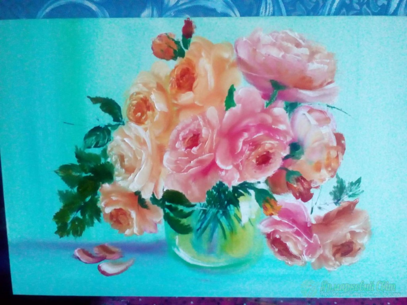 <div style=margin-left:10px><h1>Ромашки в голубой вазе 40х50</h1><p><a href="/catalog/kartiny/">Картини</a> » <a href="/catalog/kartiny/jivopis/">Живопис</a></p><i class="fa fa-map-marker"></i> Донецкая область, Украинск<br /><br /><div class="socdata"><script src="//yastatic.net/es5-shims/0.0.2/es5-shims.min.js"></script>
                                            <script src="//yastatic.net/share2/share.js"></script>
                                            <div class="ya-share2" data-services="facebook,gplus,twitter,lj,viber,whatsapp,skype" data-counter=""></div></div>