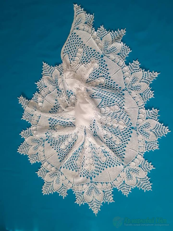 <div style=margin-left:10px><h1>Шаль Белые ландыши</h1><p><a href="/catalog/ukrasheniya/">Прикраси</a> » <a href="/catalog/ukrasheniya/aksessuary/">Аксесуари</a></p><i class="fa fa-map-marker"></i> Сумская область, Сумы<br /><br /><div class="socdata"><script src="//yastatic.net/es5-shims/0.0.2/es5-shims.min.js"></script>
                                            <script src="//yastatic.net/share2/share.js"></script>
                                            <div class="ya-share2" data-services="facebook,gplus,twitter,lj,viber,whatsapp,skype" data-counter=""></div></div>