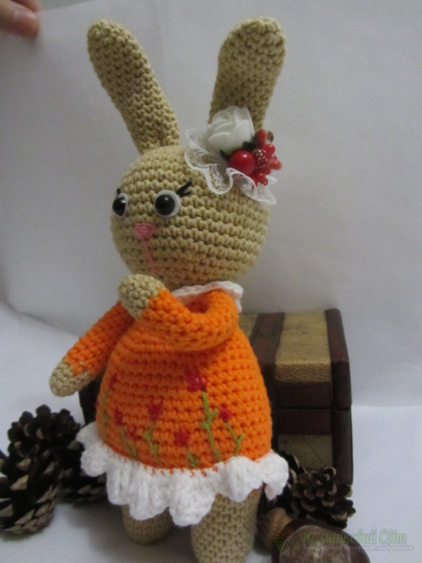 <div style=margin-left:10px><h1>Вязана іграшка зайка</h1><p><a href="/catalog/igrushki/">Iграшки</a> » <a href="/catalog/igrushki/myagkie/">М'які</a></p><i class="fa fa-map-marker"></i> Киевская область, Киев<br /><br /><div class="socdata"><script src="//yastatic.net/es5-shims/0.0.2/es5-shims.min.js"></script>
                                            <script src="//yastatic.net/share2/share.js"></script>
                                            <div class="ya-share2" data-services="facebook,gplus,twitter,lj,viber,whatsapp,skype" data-counter=""></div></div>