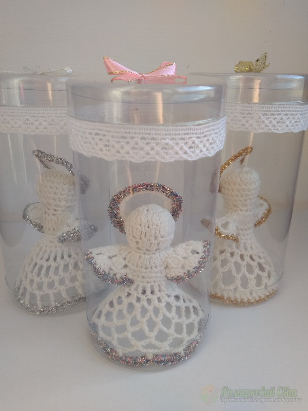 <div style=margin-left:10px><h1>Рождественский ангел крючком</h1><p><a href="/catalog/ukrasheniya/">Прикраси</a> » <a href="/catalog/ukrasheniya/podarki/">Подарунки</a></p><i class="fa fa-map-marker"></i> Херсонская область, Скадовск<br /><br /><div class="socdata"><script src="//yastatic.net/es5-shims/0.0.2/es5-shims.min.js"></script>
                                            <script src="//yastatic.net/share2/share.js"></script>
                                            <div class="ya-share2" data-services="facebook,gplus,twitter,lj,viber,whatsapp,skype" data-counter=""></div></div>