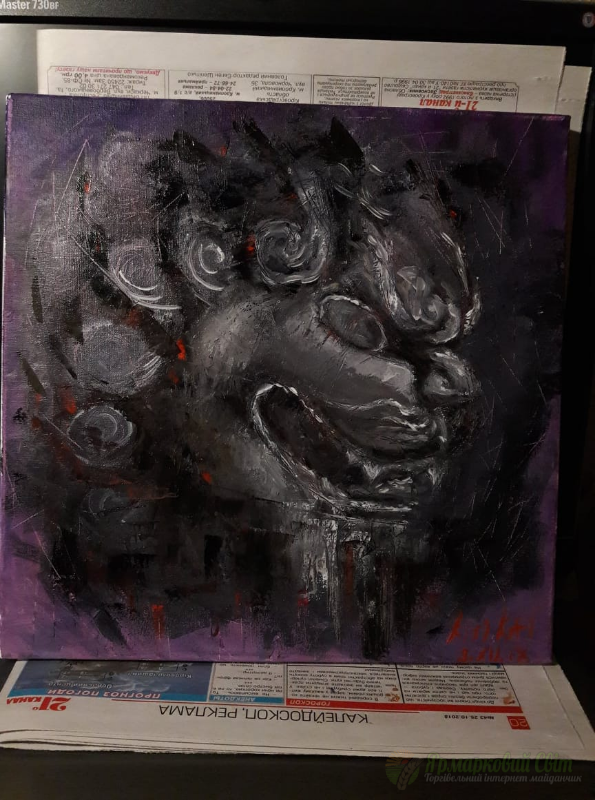 <div style=margin-left:10px><h1>Картина масло Баронг</h1><p><a href="/catalog/kartiny/">Картини</a> » <a href="/catalog/kartiny/jivopis/">Живопис</a></p><i class="fa fa-map-marker"></i> Кировоградская область, Кировоград<br /><br /><div class="socdata"><script src="//yastatic.net/es5-shims/0.0.2/es5-shims.min.js"></script>
                                            <script src="//yastatic.net/share2/share.js"></script>
                                            <div class="ya-share2" data-services="facebook,gplus,twitter,lj,viber,whatsapp,skype" data-counter=""></div></div>