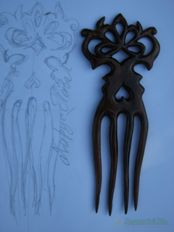 <div style=margin-left:10px><h1>Деревянный гребень "Венец любви" из красного дерева инкрустированный мельхиором.</h1><p><a href="/catalog/aksessuary/">Аксесуари</a> » <a href="/catalog/aksessuary/zakolki--zajimy/">Шпильки, затискачі</a></p><i class="fa fa-map-marker"></i> Киевская область, Киев<br /><br /><div class="socdata"><script src="//yastatic.net/es5-shims/0.0.2/es5-shims.min.js"></script>
                                            <script src="//yastatic.net/share2/share.js"></script>
                                            <div class="ya-share2" data-services="facebook,gplus,twitter,lj,viber,whatsapp,skype" data-counter=""></div></div>