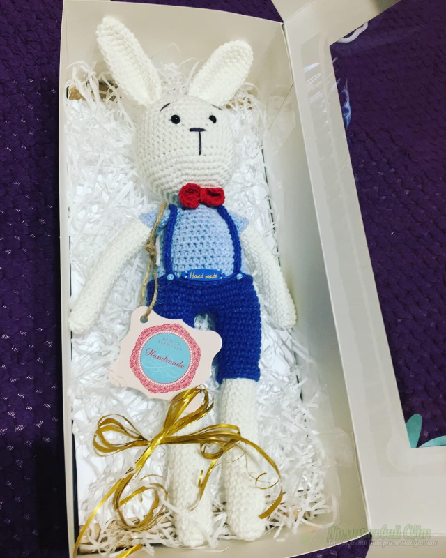 <div style=margin-left:10px><h1>Вязаная зайка амигуруми</h1><p><a href="/catalog/ukrasheniya/">Прикраси</a> » <a href="/catalog/ukrasheniya/igrushki/">Iграшки</a></p><i class="fa fa-map-marker"></i> Киевская область, Буча<br /><br /><div class="socdata"><script src="//yastatic.net/es5-shims/0.0.2/es5-shims.min.js"></script>
                                            <script src="//yastatic.net/share2/share.js"></script>
                                            <div class="ya-share2" data-services="facebook,gplus,twitter,lj,viber,whatsapp,skype" data-counter=""></div></div>