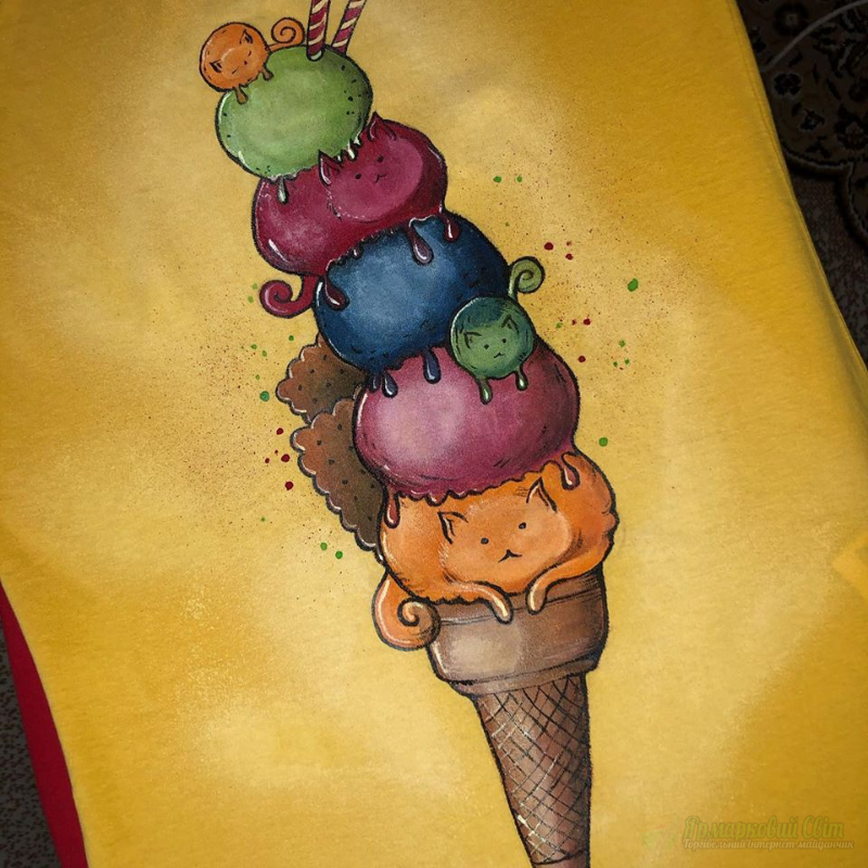 <div style=margin-left:10px><h1>Футболка с авторской росписью</h1><p><a href="/catalog/kartiny/">Картини</a> » <a href="/catalog/kartiny/na-tkani/">На тканинi</a></p><i class="fa fa-map-marker"></i> Полтавская область, Полтава<br /><br /><div class="socdata"><script src="//yastatic.net/es5-shims/0.0.2/es5-shims.min.js"></script>
                                            <script src="//yastatic.net/share2/share.js"></script>
                                            <div class="ya-share2" data-services="facebook,gplus,twitter,lj,viber,whatsapp,skype" data-counter=""></div></div>