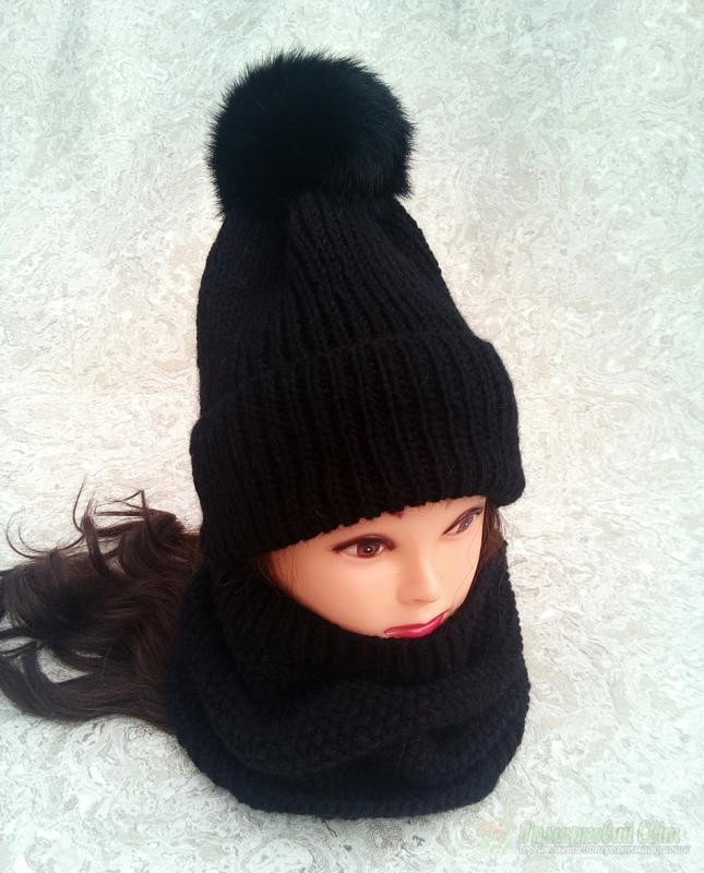 <div style=margin-left:10px><h1>Комплект шапка с натуральным помпоном(кролик Рекс) и снуд</h1><p><a href="/catalog/golovnue_ubory/">Головні убори
</a> » <a href="/catalog/golovnue_ubory/shapki/">Шапки</a></p><i class="fa fa-map-marker"></i> Запорожская область, Запорожье<br /><br /><div class="socdata"><script src="//yastatic.net/es5-shims/0.0.2/es5-shims.min.js"></script>
                                            <script src="//yastatic.net/share2/share.js"></script>
                                            <div class="ya-share2" data-services="facebook,gplus,twitter,lj,viber,whatsapp,skype" data-counter=""></div></div>