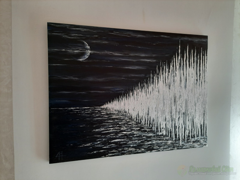 <div style=margin-left:10px><h1>Картина "Срібний ліс"</h1><p><a href="/catalog/kartiny/">Картини</a> » <a href="/catalog/kartiny/jivopis/">Живопис</a></p><i class="fa fa-map-marker"></i> Львовская область, Львов<br /><br /><div class="socdata"><script src="//yastatic.net/es5-shims/0.0.2/es5-shims.min.js"></script>
                                            <script src="//yastatic.net/share2/share.js"></script>
                                            <div class="ya-share2" data-services="facebook,gplus,twitter,lj,viber,whatsapp,skype" data-counter=""></div></div>