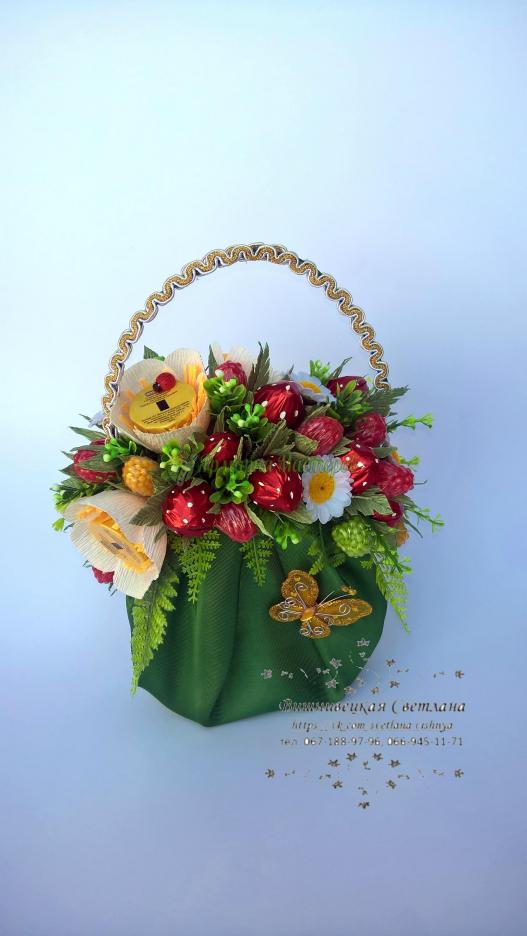 <div style=margin-left:10px><h1>Сладкая сумочка</h1><p><a href="/catalog/ukrasheniya/">Прикраси</a> » <a href="/catalog/ukrasheniya/podarki/">Подарунки</a></p><i class="fa fa-map-marker"></i> Днепропетровская область, Днепропетровск<br /><br /><div class="socdata"><script src="//yastatic.net/es5-shims/0.0.2/es5-shims.min.js"></script>
                                            <script src="//yastatic.net/share2/share.js"></script>
                                            <div class="ya-share2" data-services="facebook,gplus,twitter,lj,viber,whatsapp,skype" data-counter=""></div></div>