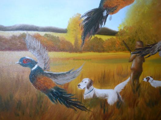 <div style=margin-left:10px><h1>Полювання на фазана</h1><p><a href="/catalog/kartiny/">Картини</a> » <a href="/catalog/kartiny/jivopis/">Живопис</a></p><i class="fa fa-map-marker"></i> Закарпатская область, Хуст<br /><br /><div class="socdata"><script src="//yastatic.net/es5-shims/0.0.2/es5-shims.min.js"></script>
                                            <script src="//yastatic.net/share2/share.js"></script>
                                            <div class="ya-share2" data-services="facebook,gplus,twitter,lj,viber,whatsapp,skype" data-counter=""></div></div>