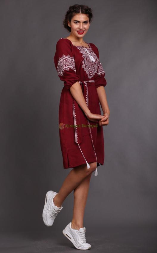 <div style=margin-left:10px><h1>Платье вышиванка "Твори мир" (бордовый лён)</h1><p><a href="/catalog/shite/">Шиття</a> » <a href="/catalog/shite/shite--odejda/">Шиття, одяг</a></p><i class="fa fa-map-marker"></i> Полтавская область, Полтава<br /><br /><div class="socdata"><script src="//yastatic.net/es5-shims/0.0.2/es5-shims.min.js"></script>
                                            <script src="//yastatic.net/share2/share.js"></script>
                                            <div class="ya-share2" data-services="facebook,gplus,twitter,lj,viber,whatsapp,skype" data-counter=""></div></div>