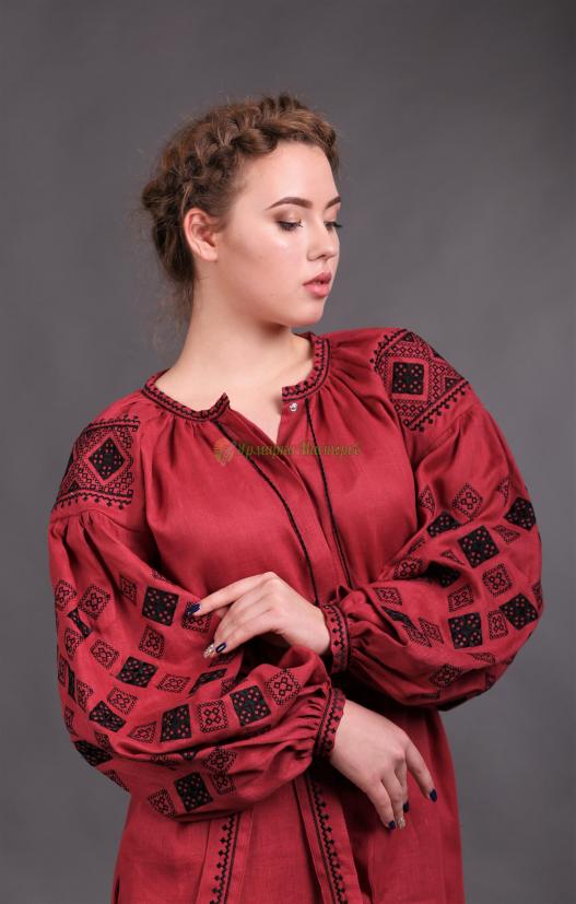 <div style=margin-left:10px><h1>Платье с вышивкой "Окошко-2" ( бордовый лён)</h1><p><a href="/catalog/shite/">Шиття</a> » <a href="/catalog/shite/shite--odejda/">Шиття, одяг</a></p><i class="fa fa-map-marker"></i> Полтавская область, Полтава<br /><br /><div class="socdata"><script src="//yastatic.net/es5-shims/0.0.2/es5-shims.min.js"></script>
                                            <script src="//yastatic.net/share2/share.js"></script>
                                            <div class="ya-share2" data-services="facebook,gplus,twitter,lj,viber,whatsapp,skype" data-counter=""></div></div>