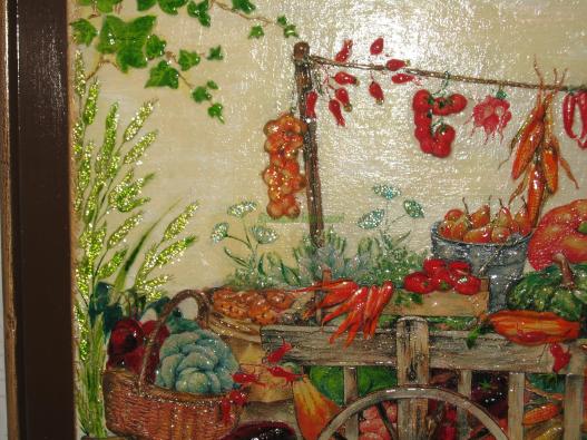 <div style=margin-left:10px><h1> панно с элементами декупажа - Дары осени</h1><p><a href="/catalog/kartiny/">Картини</a> » <a href="/catalog/kartiny/panno/">Панно</a></p><i class="fa fa-map-marker"></i> Запорожская область, Запорожье<br /><br /><div class="socdata"><script src="//yastatic.net/es5-shims/0.0.2/es5-shims.min.js"></script>
                                            <script src="//yastatic.net/share2/share.js"></script>
                                            <div class="ya-share2" data-services="facebook,gplus,twitter,lj,viber,whatsapp,skype" data-counter=""></div></div>